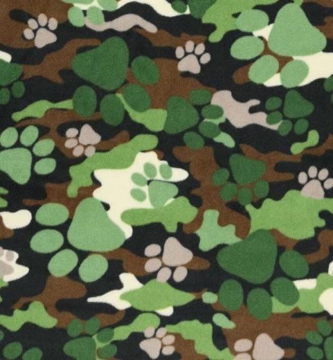 Camouflage Paw Print